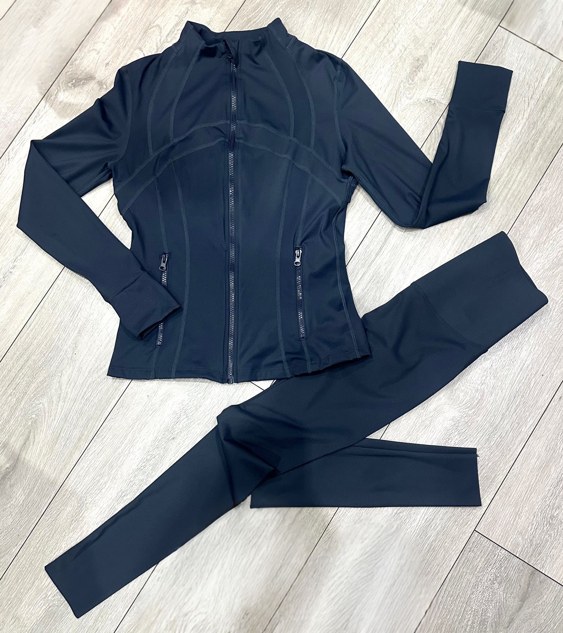 Teenage/Ladies Charcoal Lulu Gym Set