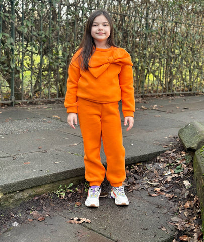 Orange Elyse Bow Tracksuit NO EXCHANGE/NO RETURN