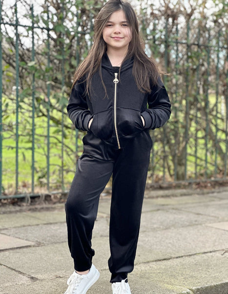 Black Juicy Studded Tracksuit
