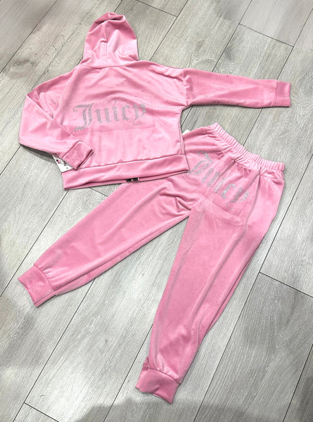 Pink Juicy Studded Tracksuit