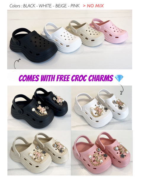 Black Chunky Clogs NO EXCHANGE/NO RETURN