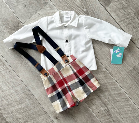 Navy Belmiro Shorts Set