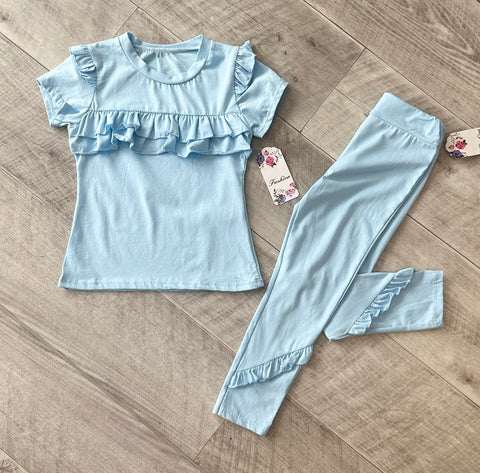 Blue Chiara Leggings Set