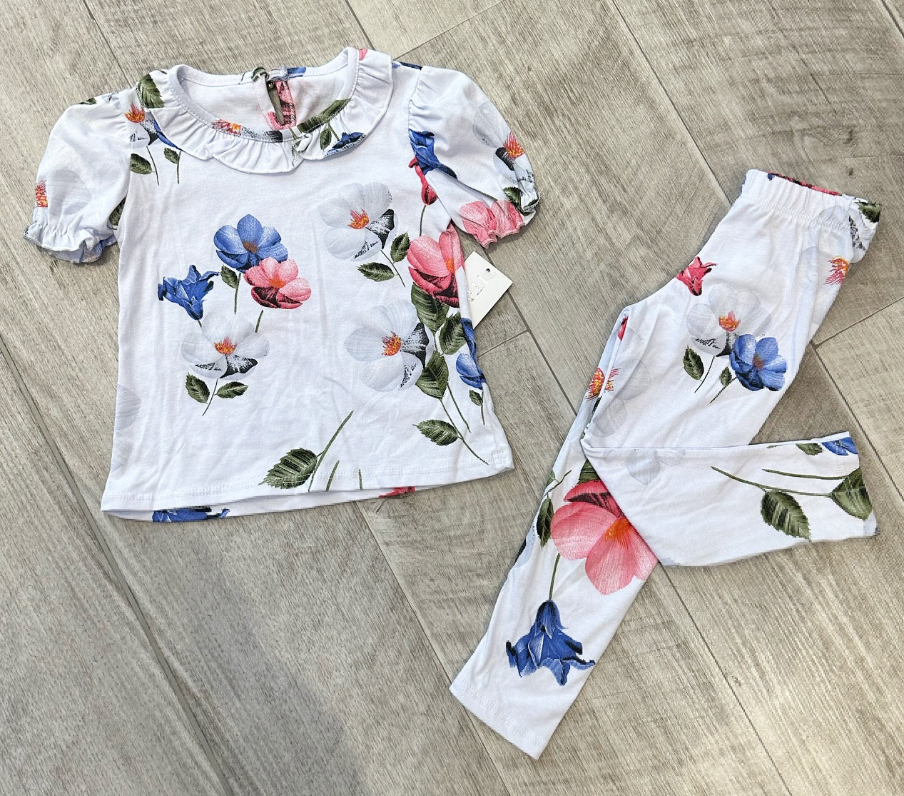 White Kaiya Leggings Set NO EXCHANGE/NO RETURN