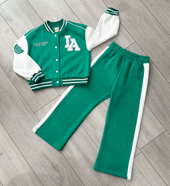 Green Varsity Tracksuit