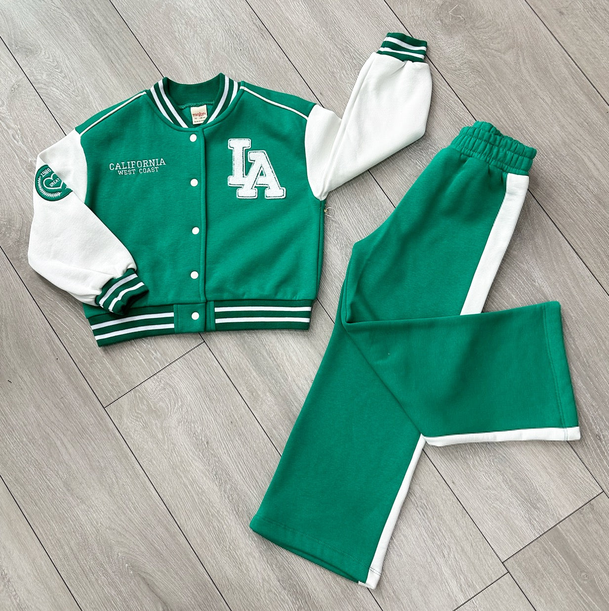Green Varsity Tracksuit