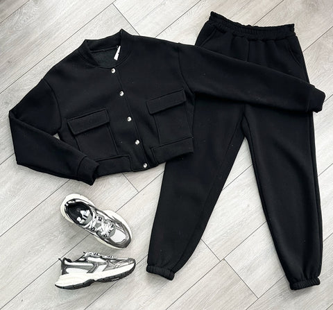 Teenage/Ladies Black Blaire Tracksuit