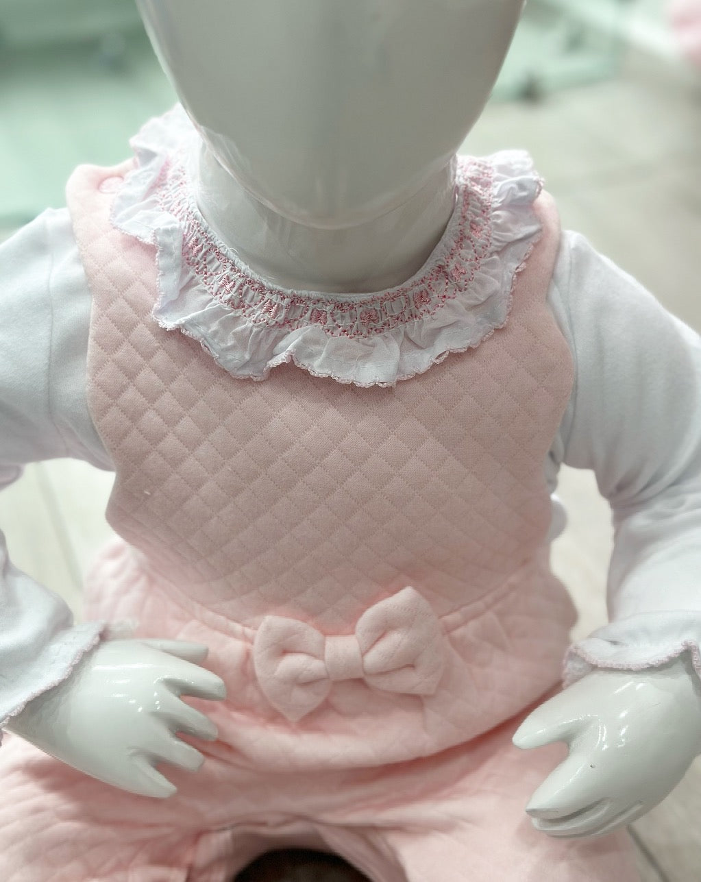 Pink Novalie 2 Piece Dungaree Set