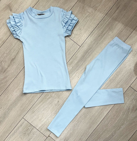 Blue Kiki Leggings Set