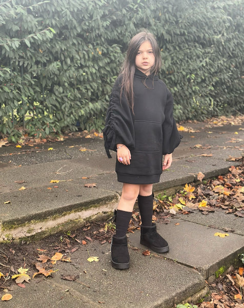 Black Neriah Jumper Dress