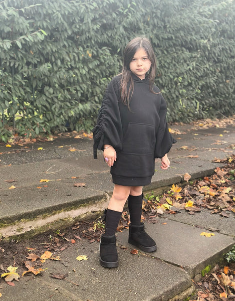 Black Neriah Jumper Dress