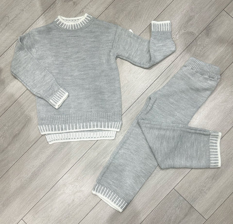 Girls Grey Liora Pants Set