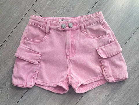 Pink Azalea Denim Shorts