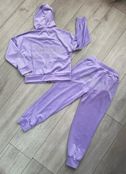Lilac Juicy Studded Tracksuit