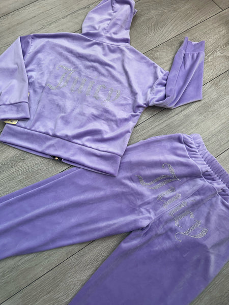 Lilac Juicy Studded Tracksuit