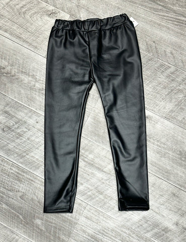 Black Leather Look Leggings