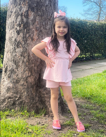 Pink Myley Shorts Set