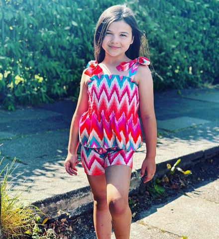 Pink Emersyn Shorts Set