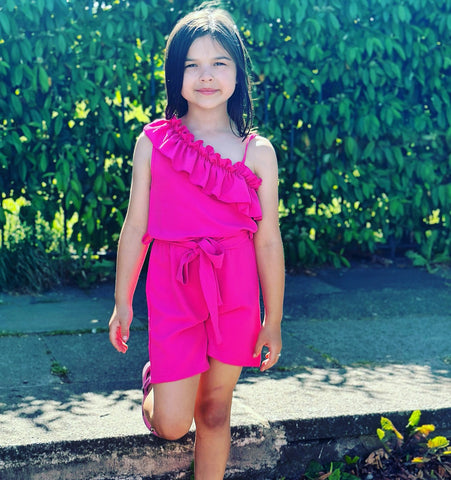 Cerise Pink Gracen Playsuit