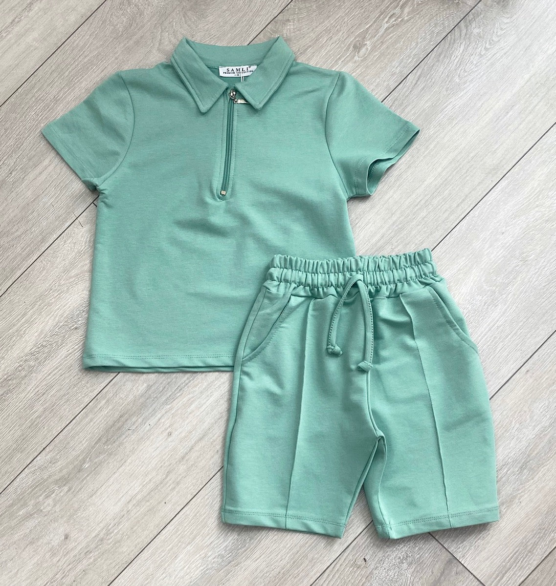 Sage Green Brody Shorts Set