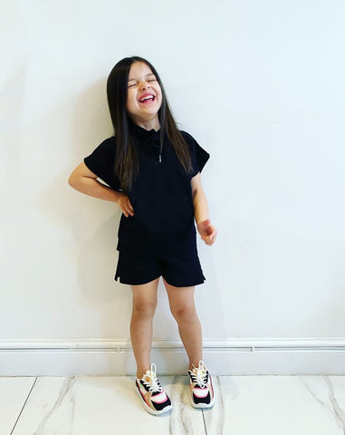 Black Jadore Shorts Set NO EXCHANGE/NO RETURN