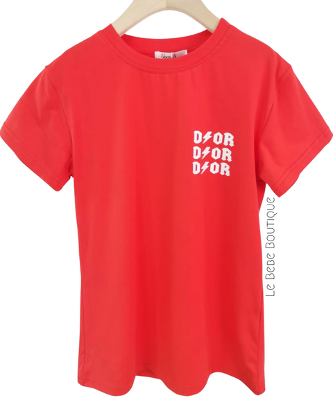 Red Didi TShirt Dress NO EXCHANGE/NO RETURN