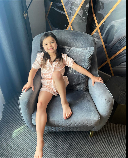 Pink Alyssa 3 Piece Short Pyjama’s Set