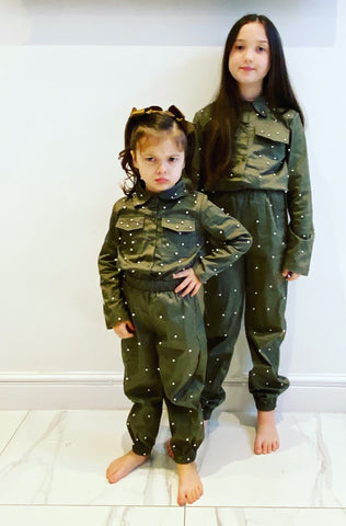 Khaki Zaliki Jumpsuit