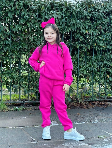 Pink Denver Hooded Tracksuit