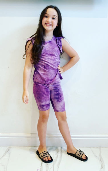 Purple Donelle Shorts Set NO EXCHANGE/NO RETURN