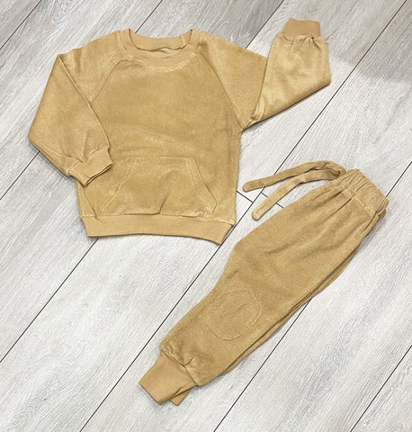 Beige Seraph Tracksuit (Terry Towelling)