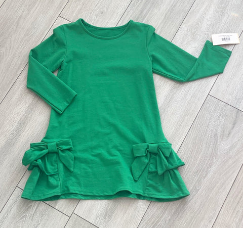 Green Romilly Bow Dress
