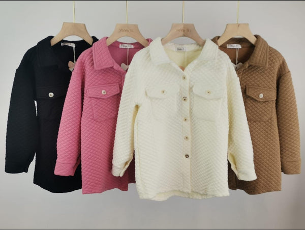 Beige Adriana Shacket