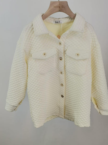 Cream Adriana Shacket