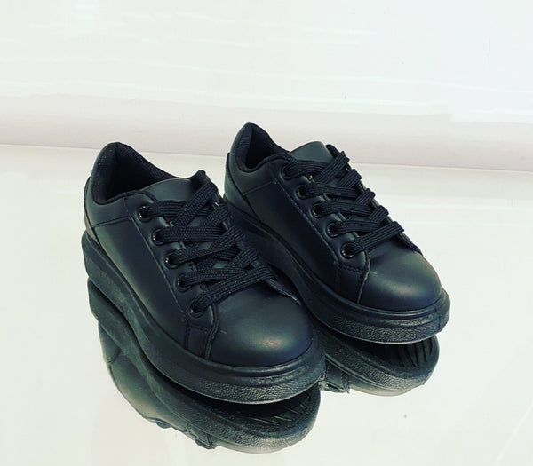 All Black Alexis Trainers