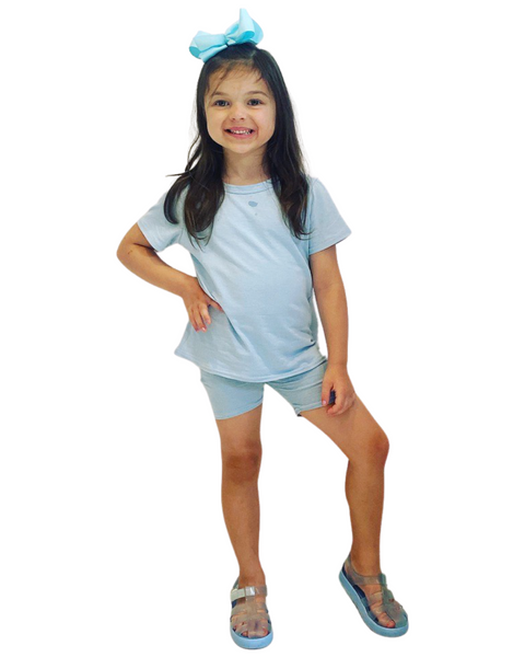 Blue Lacey Shorts Set NO EXCHANGE/NO RETURN