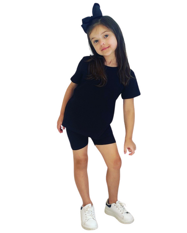 Black Lacey Shorts Set NO EXCHANGE/NO RETURN