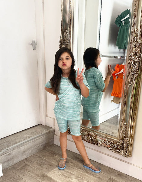 Mint Eudora Shorts Set