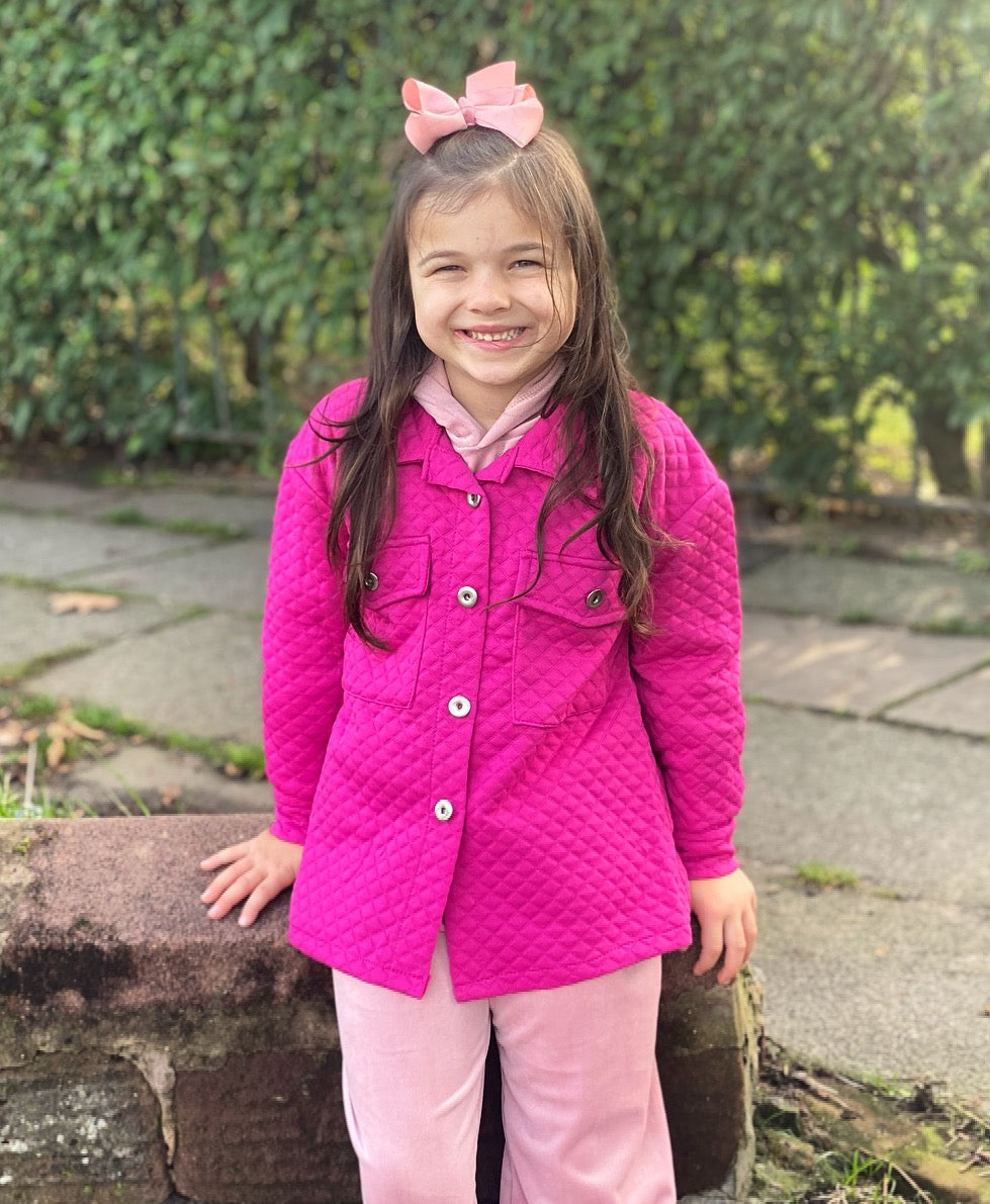 Pink Lila Shacket