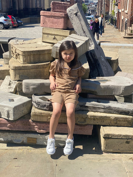 Camel Vayda Shorts Set