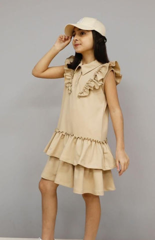 Beige Ameira Dress