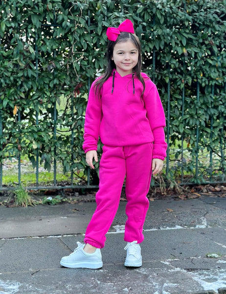 Pink Denver Hooded Tracksuit