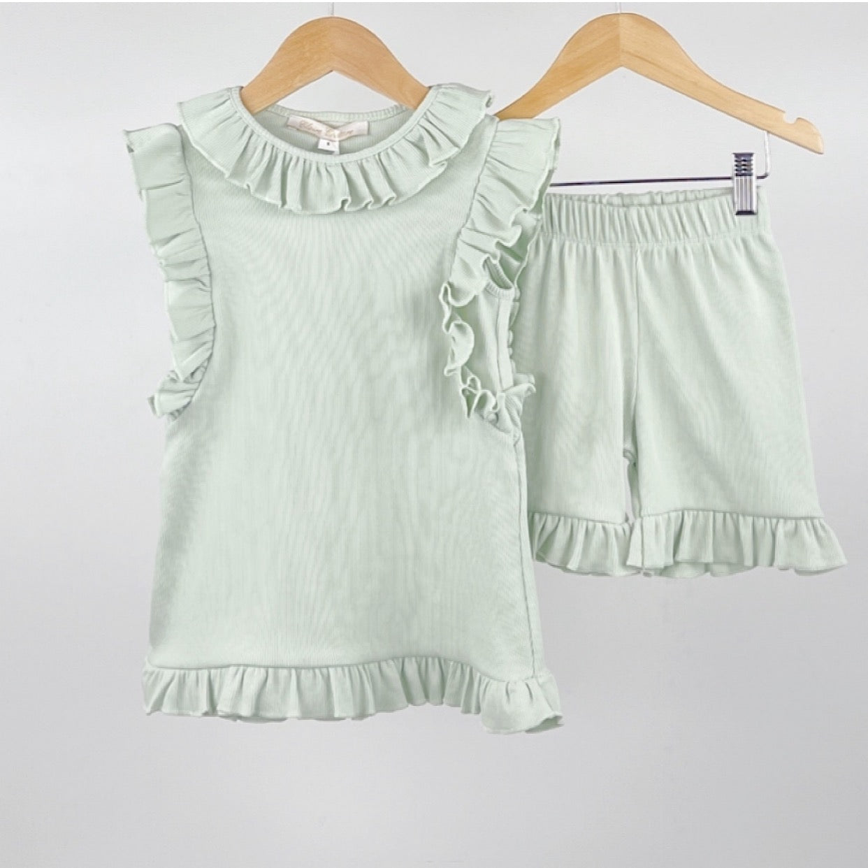 Light Green Beatrix Shorts Set
