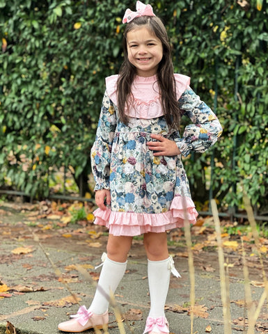 Miranda Girls Flower Print Dress 0237