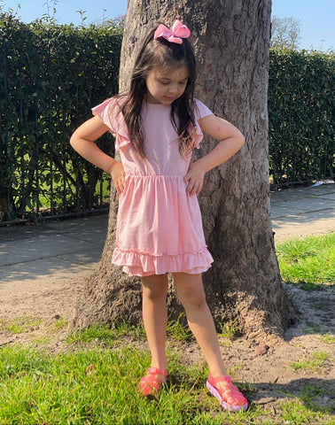 Pink Saphine Shorts Set