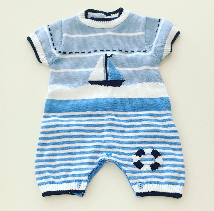 Boat Knitted Romper