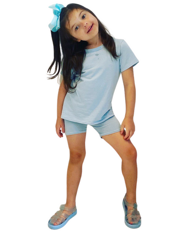 Blue Lacey Shorts Set NO EXCHANGE/NO RETURN