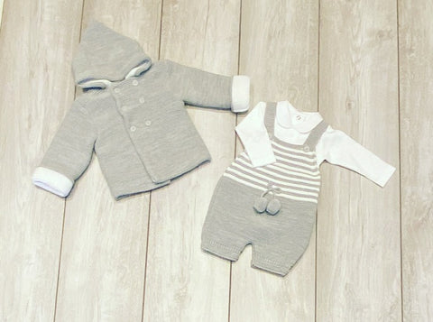 Grey Sancho 2 Piece Knitted Set