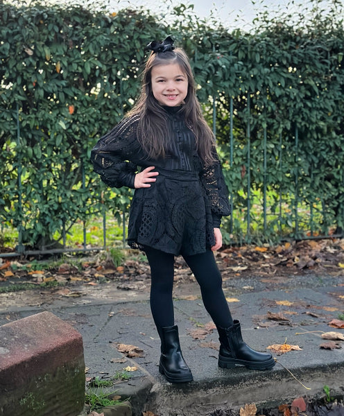 Black Riva Shorts Set