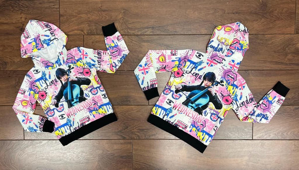 Lips Wednesday Hoodie NO EXCHANGE/NO RETURN